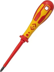 C.K Tools T49142-2 Dextro VDE Kreuzschlitz Schraubendreher, PH2x100mm