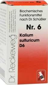 Dr. Reckeweg Biochemie Nr. 6 Kalium sulfuricum D6 Tabletten, 200 Stück