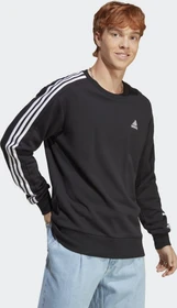 adidas Essentials French Terry 3-Streifen Sweatshirt schwarz (Herren)