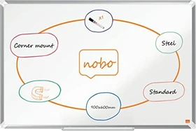 Nobo Whiteboard Premium Plus, weiß, 60x90cm