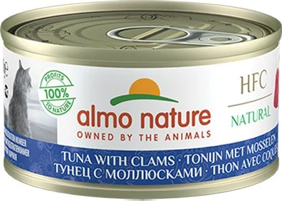 almo nature HFC Natural Cats 70 II, Thunfisch mit Muscheln, 70g
