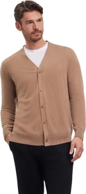 Falke Luxury Cardigan V-Ausschnitt Strickjacke camel (Herren)