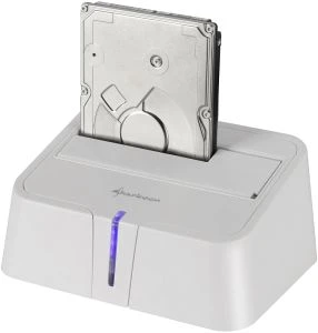 Sharkoon SATA Quickport XT weiß, USB 2.0/eSATA