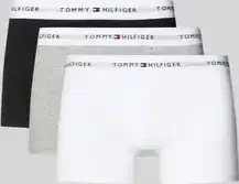 Tommy Hilfiger Trunks mit Signature-Logo 3er-Pack Boxer Briefs grey heather/black/white (Herren)