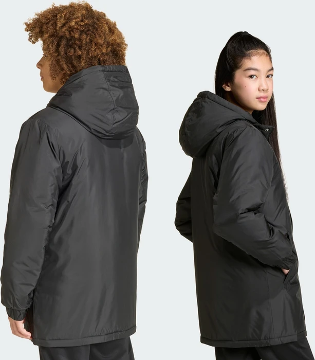 adidas Entrada 26 Stadium Jacke schwarz/weiß (Junior) (JZ6666) – Bild 2 von 8