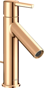 Hansgrohe Axor Starck Einhebel-Waschtischmischer 100 mit Hebelgriff und Zugstangen-Ablaufgarnitur polished chrome
