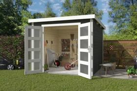 Lasita Maja Zambezi 5 Gartenhaus gletschergrün