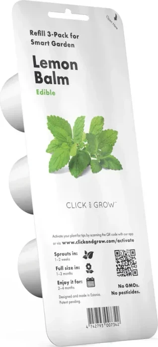 Click & Grow Pflanzkapsel Zitronenmelisse, 3 Stück