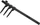 ASUS VGA Holder, schwarz, Grafikkarten-Halterung 3-fach (90MC0430-B0UAN0)