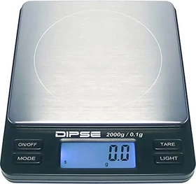 Dipse TP-Serie 2000 digitale Tischwaage, Präzisionswaage, 2kg, 0.1g
