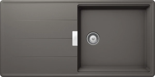 Schock Tia D-100L Einbau Becken reversibel silverstone