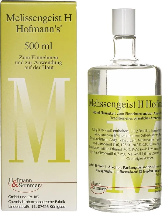 Hofmann & Sommer Melissengeist H Hofmann's Tropfen, 500ml
