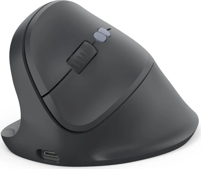 Hama EWM-600L Ergonomic Vertical Mouse, schwarz, Linkshänder, USB/Bluetooth