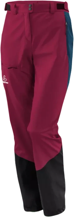 Löffler Touring WS Light Skihose lang burgund (Damen)