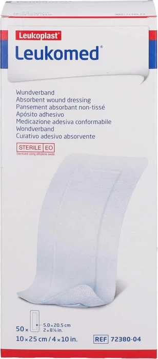 BSN medical Leukomed Pflaster steril, 10 x 25cm, 50 Stück
