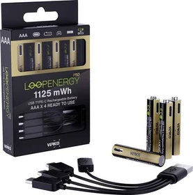 Verico LoopEnergy Pro Micro AAA Li-Ion USB-C 750mAh, 4er-Pack