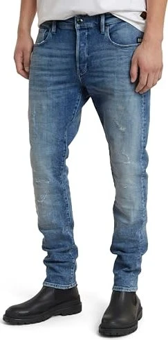 G-Star 3301 Slim Jeans sun faded blue donau restored (Herren)