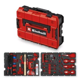 Einhell E-Case Hobby Handwerkzeugset inkl. Koffer, 153-tlg.