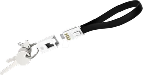 XLayer Key Cable Colour Line USB-A/Micro-USB-B 0.2m schwarz