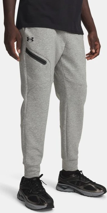 Under Armour Unstoppable Fleece Trainingshose lang mod gray/black (Herren)