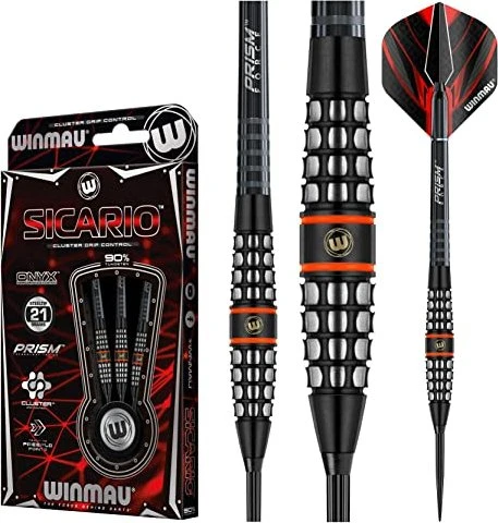 Winmau Sicario Steel Dart Dartpfeil 21g