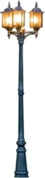 Konstsmide Milano 230cm Stehleuchte 3-flammig schwarz