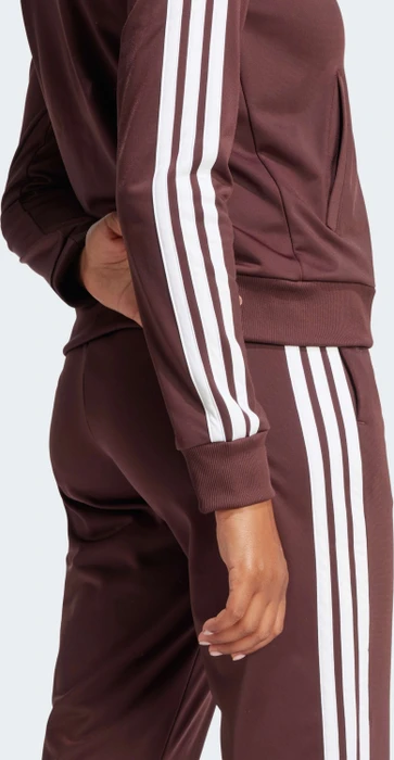 adidas Essentials 3-Streifen Trainingsanzug aurora ruby/brown (Damen)