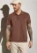 Street One Piquée mit Logo Poloshirt kurzarm clay brown (Herren) Vorschaubild