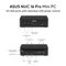 ASUS NUC 16 Pro Kit - Grand Canyon (HDMI/CSODIMM) - RNUC16GDKU560002, Core Ultra 5 325, EU-Netzkabel Vorschaubild