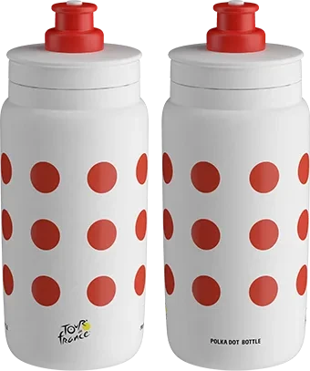 Elite Fly Tour de France Trinkflasche 550ml red polka dot