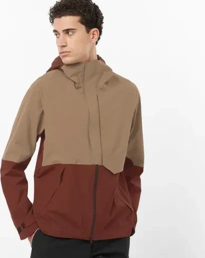 Salomon Outerpath Pro 2.5L Funktionsjacke rum raisin/shitake (Herren)