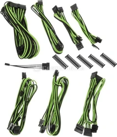 BitFenix Alchemy 2.0 BQT-SP-Series Kabel Kit für Netzteile, schwarz/grün (BFX-ALC-BQTSPKG-RP)