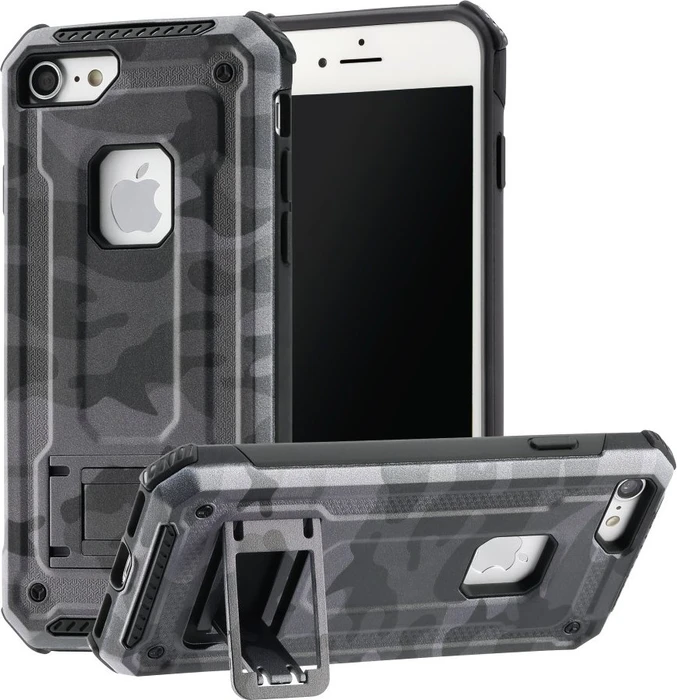 Hama Cover Army für Apple iPhone 7/8 grau/schwarz