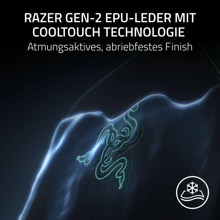 Razer Iskur V2 NewGen Gamingstuhl, schwarz/grün