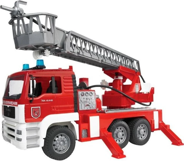 Bruder Profi-Serie MAN Feuerwehr mit Drehleiter