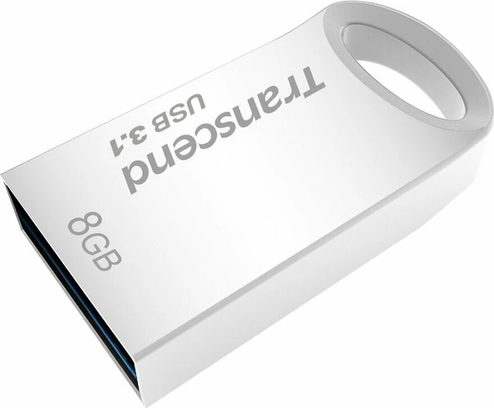 Transcend JetFlash 710 8GB silber, USB-A, USB 3.2 Gen 1×1
