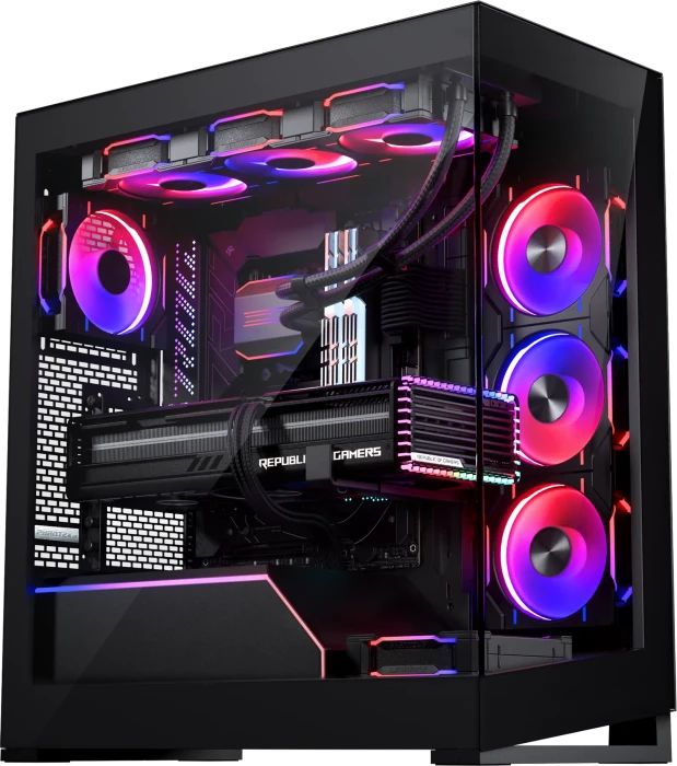 Phanteks NV5 Black, Glasfenster