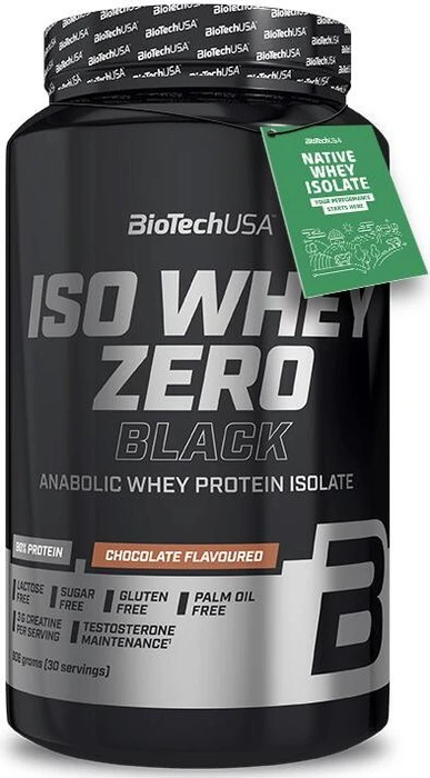 BioTech USA Iso Whey Zero Black Erdbeere 908g