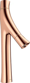 Hansgrohe Axor Starck Organic 170 Waschbeckenarmatur mit Ablaufgarnitur polished red gold