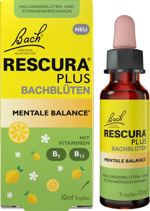 Nelsons Bach Original Rescura Plus Mentale Balance Tropfen, 10ml