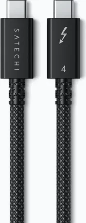 Satechi Thunderbolt 4 Pro Kabel, 240W, schwarz, 1m (verschiedene Markenbezeichnungen)
