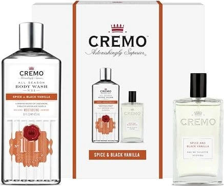 Cremo Spice & Black Vanilla EdT 100ml + Duschgel 437ml Duftset