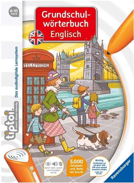 Ravensburger tiptoi Buch: Grundschulwörterbuch Englisch