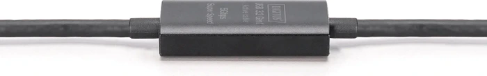 Digitus USB 3.0 aktives Verlängerungskabel, USB-C [Stecker] auf USB-C [Buchse], 10m schwarz