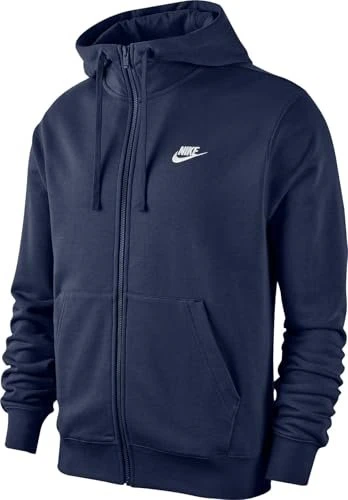 Nike Sportswear Club Hoodie midnight navy/white (Herren)