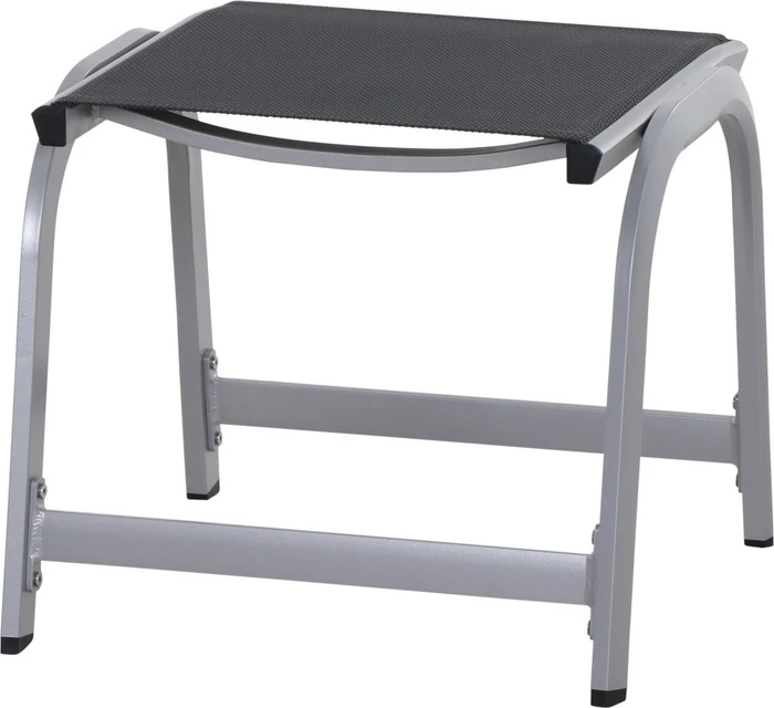 Siena Garden Tesoro K/D Padded Gartenhocker silber (M29547)