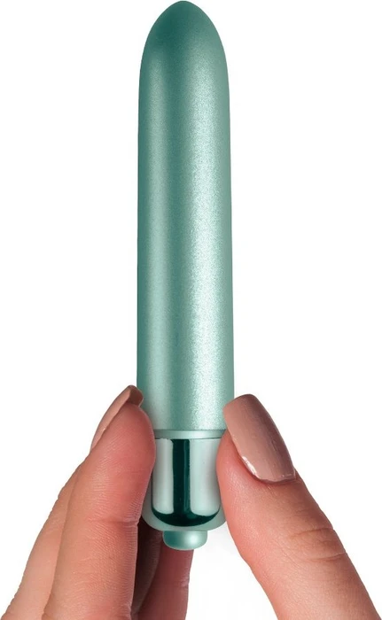 Rocks-Off Touch of Velvet Aqua Lily Mini-Vibrator