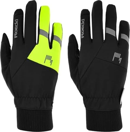 Roeckl Rofan 2 Fahrradhandschuhe black/fluo yellow