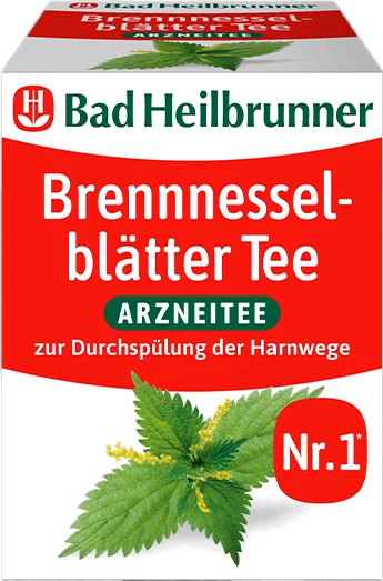 Bad Heilbrunner Brennnesselblätter Tee Beutel, 8 Stück