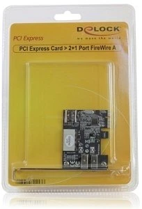 DeLOCK 3x FireWire, PCIe x1